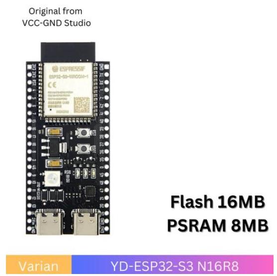 Mikrokontroller ESP32-S3 development board N16R8 soldering pin - Image 2