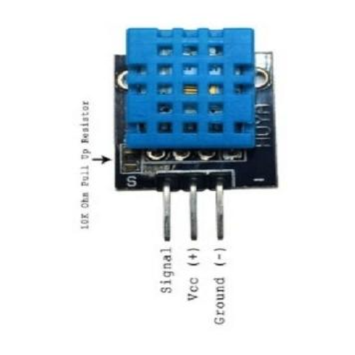 Sensor DHT11 suhu dan kelembaban