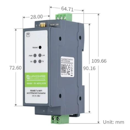 converter rs485 to wifi eth