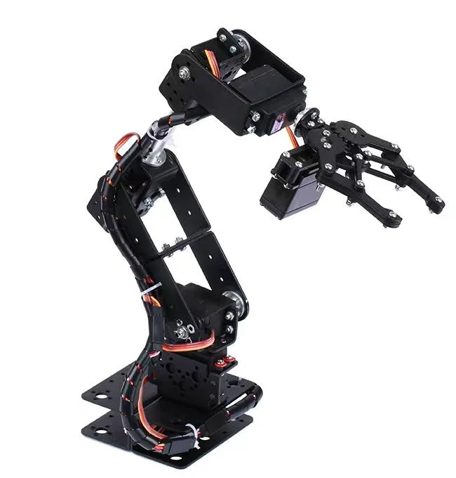 Robotic Arm Robotic Lengan Robot 6DoF 6 DoF Maker Teaching Platform Multi-DOF Robotic Servo DIY Clamp Jepit Gripper