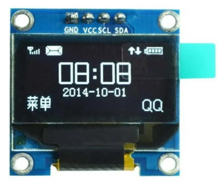 Modul Display OLED 128x64 LCD I2C 0.96 Inch White Arduino