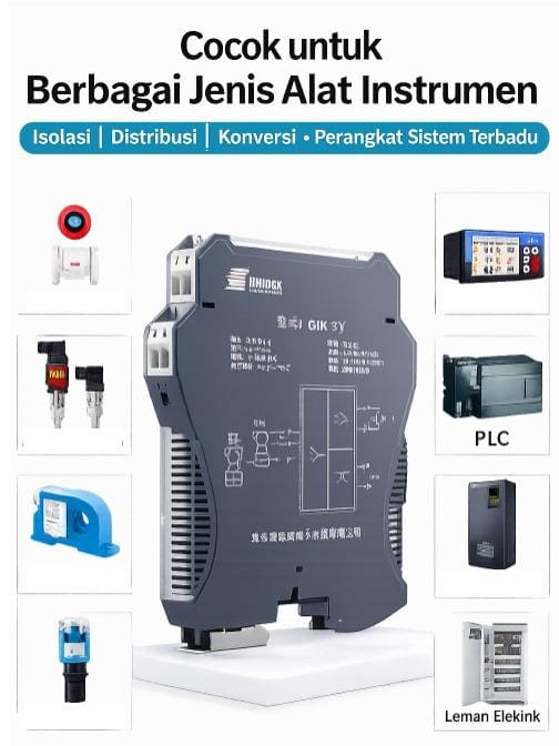 Signal Isolator 4-20mA 0-10V DC | Analog Signal Isolator 1 Input 2 Output | Current Voltage Converter