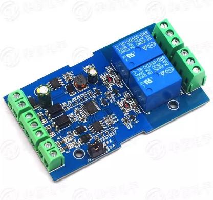 Modbus-RTU -24V relay 2 Channel module TTL support RS485/RS232