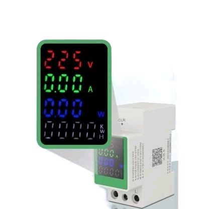 Power Meter / Energy Meter AC 1 Phasa 485 communication multi-function LCD liquid crystal high-definition display 0.5 high-precision energy meter - Image 2