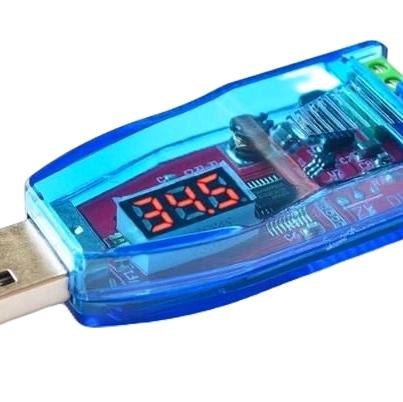 DC-DC USB adjustable buck-boost power supply regulator module 5V to 3.3V 9V 12V 24V DP red