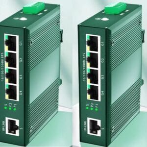 Ethernet Switch 5 port 10/100Mbps Din Rail Industrial Ethernet Switch - 10/100 Mbps