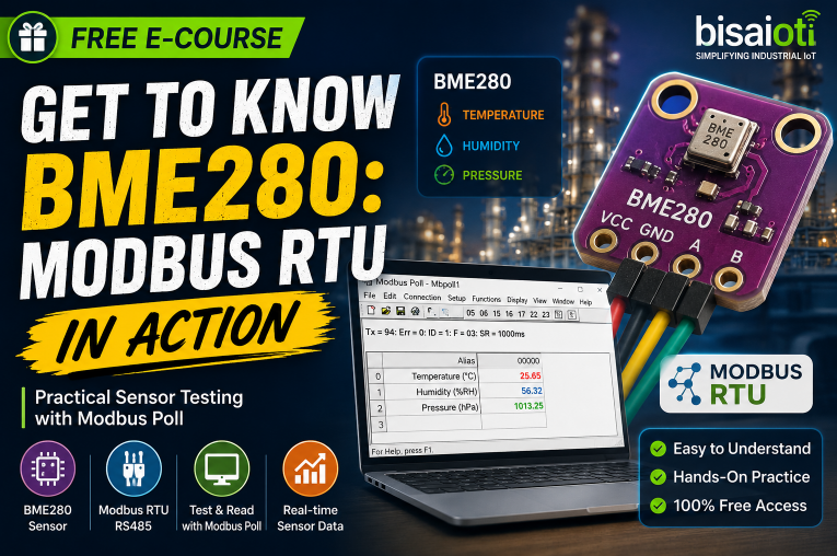 GET TO KNOW BME280: MODBUS RTU IN ACTION